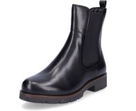 Tamaris - Dames - Chelsea Boots - Zwart - Leer - Maat 39