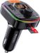 Yesido - Autolader (Y45) - met FM-Transmitter, 2xUSB-A, Type-C, LED-display, RGB-led, 18W, SD Kaart, handsfree bellen & muziek