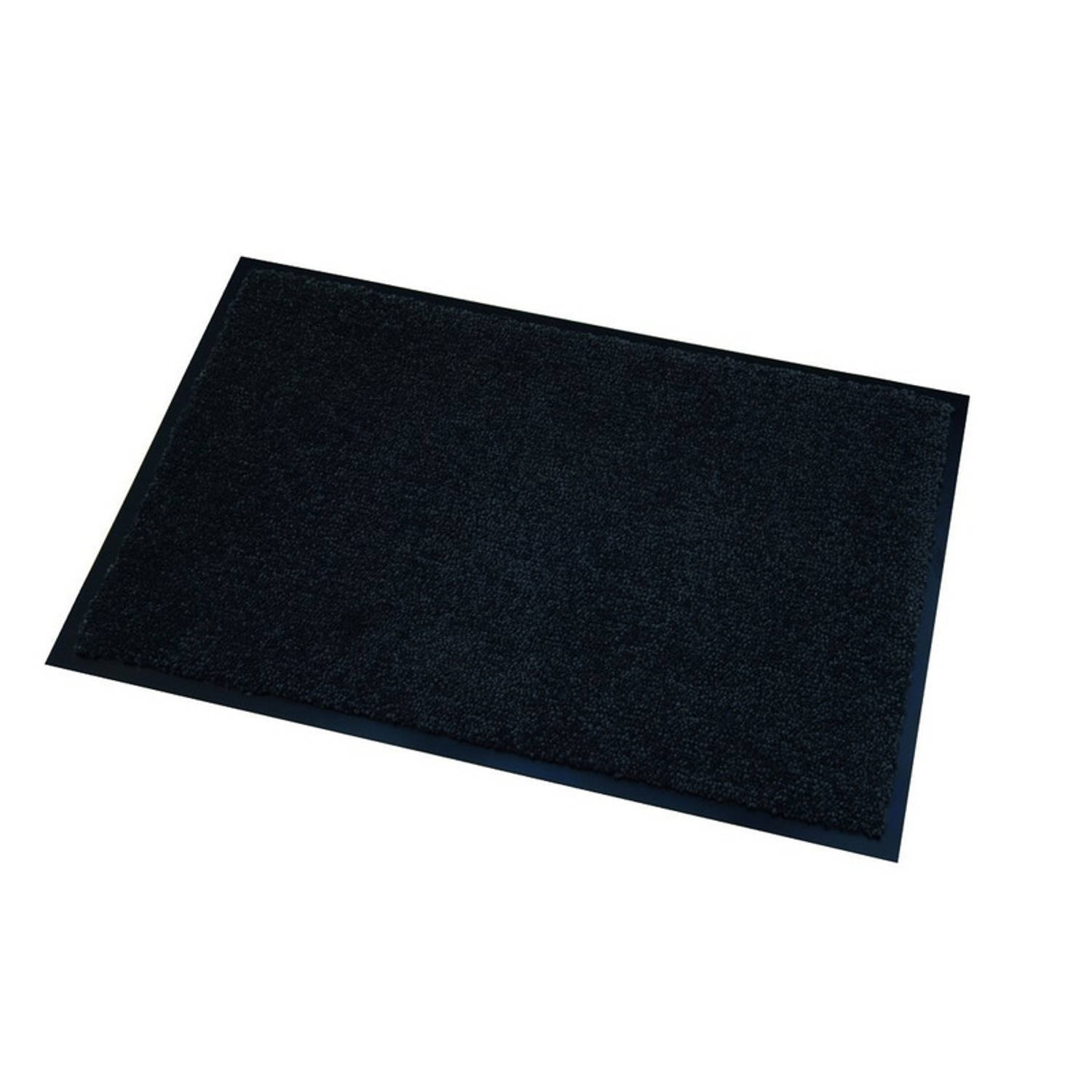 Wicotex Deurmat/droogloopmat Memphis Zwart 40 X 60 Cm - Schoonloopmat ...