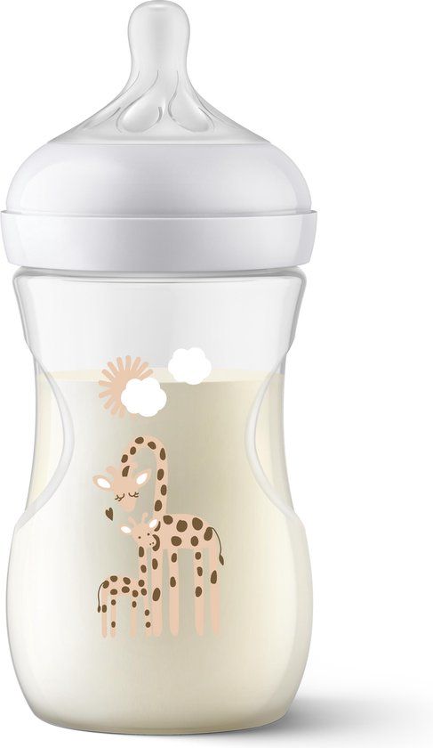 Philips Avent Natural Response Babyfles 260 ml - Giraffe - 0-18 maanden