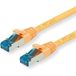 VALUE patchkabel Cat. 6A (klasse EA) S/FTP (PiMF), LSOH, geel, 15 m