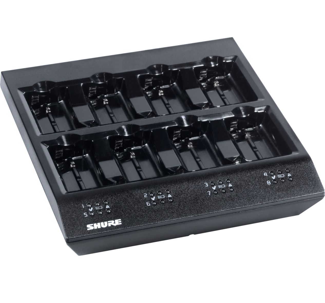 Shure SBC800 - 8-Bay Battery Charger for SB900A - AC Powered