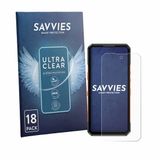 Savvies Screenprotector voor Oukitel WP500 Ultra - Folie Beschermfolie transparant 18 Stuks