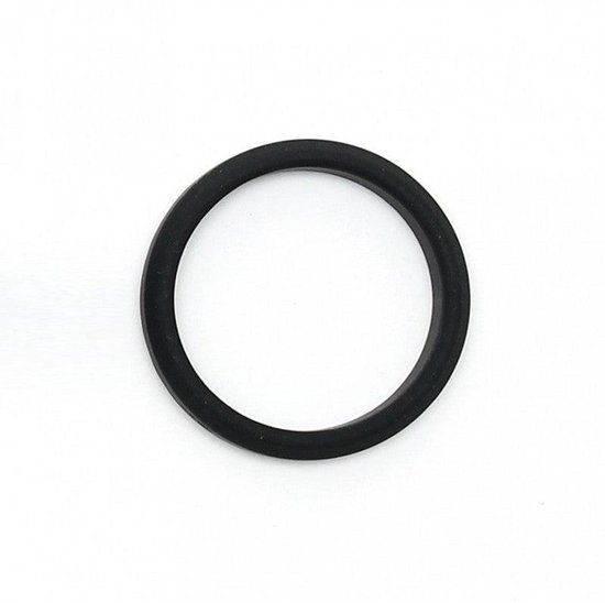 Rimba - Cockring Van Zachte Siliconen - 51 mm - Zwart