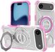 Techsuit Carbon Shield PRO iPhone 17 Air Rose Transparent