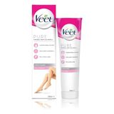 Veet Pure Ontharingscrème voor benen, lichaam, oksels en bikinizone voor normale huid, dermatologisch getest, 400 ml (2 dozen x 200 ml)