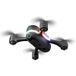 H28 Mini Kleuren Geleide Lichtdrone met 480P Enkele Camera 1 Batterij Levensduur: 8 Min Zwart