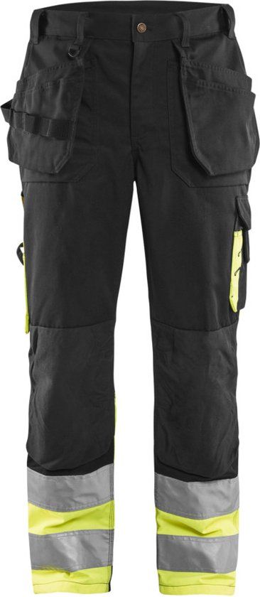Blåkläder Werkbroek High Vis 1529-1860 - Zwart/High Vis Geel - C56