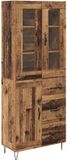 vidaXL Highboard Oud Hout 69,5 x 34 x 90 cm