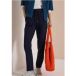 CECIL Mid Waist Slim Leg Hose 'Tracey' donkerblauw