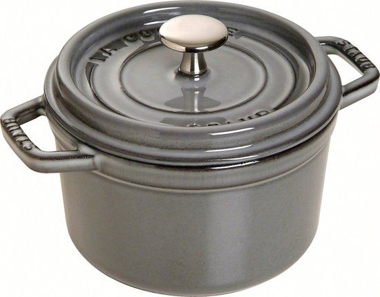Staub Cocotte Braadpan - 16 cm - Grafietgrijs