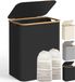 Songmics Panier à linge avec couvercle - 130 litres - Noir d'encre