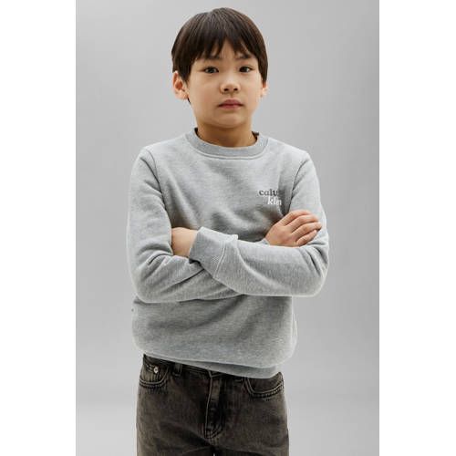 Calvin Klein Sweater met backprint - Grijs