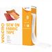 VELCRO® Merk | Naai & plak stoffen tape | Op lengte gesneden sterke haak & lus zelfklevende plakband Perfect voor knutselen, kledingreparaties en zomen | Wit | 20 mm x 5 m