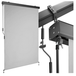 tectake Verticale Luifel Eloise – Uitschuifbaar – 120 x 250 cm – Lichtgrijs