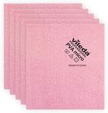 Vileda Micro Reinigingsdoek, Roze (Red), 5 Stuk, 38x35 cm