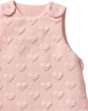 Vertbaudet Trappelzak Jacquard Lichtroze