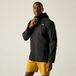 Regatta Calderdale veste de randonnée imperméable avec capuche pour hommes, Noir, XL