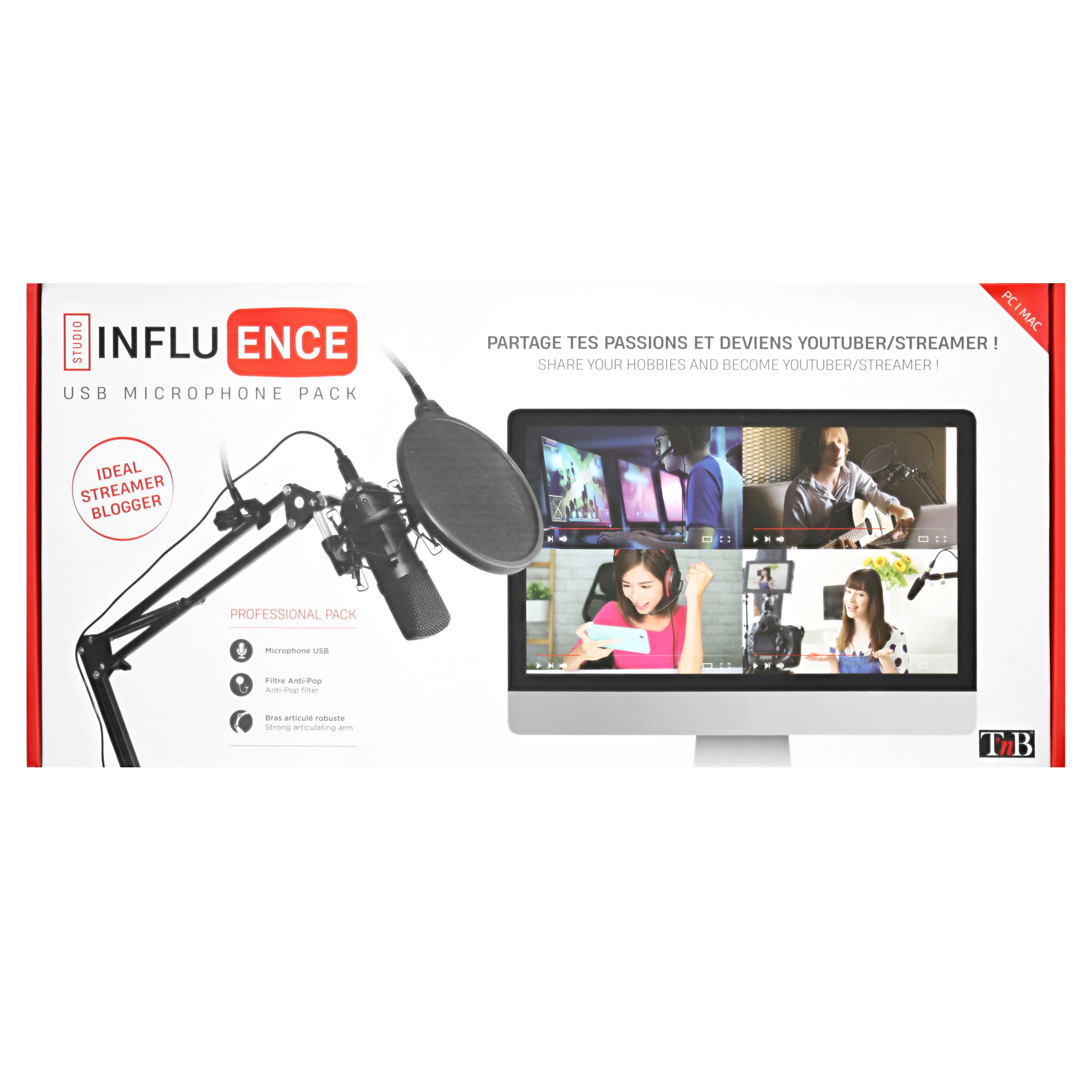 T'nB Pkstreamer - Microfoon - Zwart
