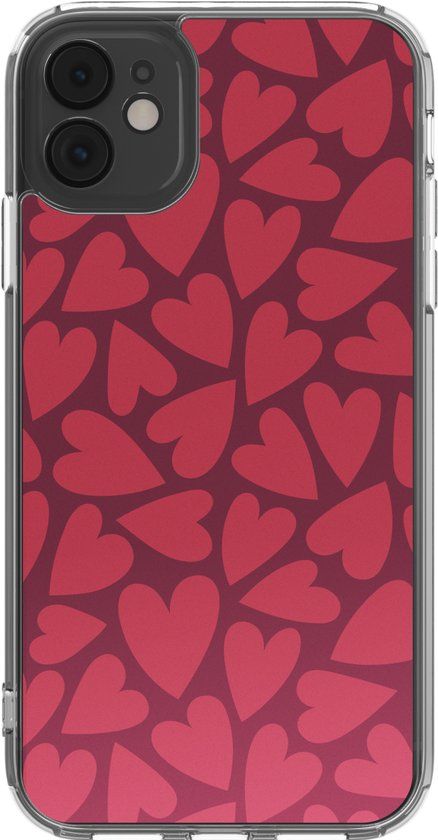 imoshion Hoesje - Geschikt voor Apple iPhone 11 - Design hoesje - Hearty Coral Dust