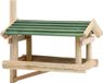 vidaXL Vogelvoeder 35x29,5x21 cm massief hout