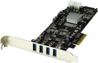 Startech 4 Port Dual Bus PCIe USB 3 Card w/ UASP