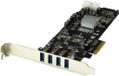 Startech 4 Port Dual Bus PCIe USB 3 Card w/ UASP