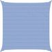 vidaXL Zonneschaduwzeil Blauw en wit 6 x 6 m HDPE