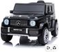 Mercedes G63 AMG Voiture électrique pour enfants 1 à 5 ans – Véhicule alimenté par batterie sous licence officielle avec siège en cuir, amortisseurs et démarrage progressif – Voiture pour enfants Li-ion avec télécommande, Bluetooth et roues EVA – Noir
