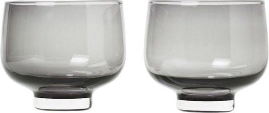 Blomus FLOW drinkglazen Smoke (set/2) - 0.22L - Glas