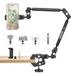 NEEWER BASICS 55 cm bureau-magische armstandaard met superklem, telefoonhouder en 0,6 cm tot 1 cm adapter, microfoonarm bovenliggende fotografie-accessoires voor microfoon, actiecamera, webcam