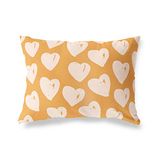BonaMaison Oranje-Gebroken Wit Decoratieve Kussensloop, Kussenhoezen Bank, Decoratieve Kussenhoesjes, Kussensloop; Sofa, Slaapkamer, Kantoor, Auto 45x60 Cm - Ontworpen en vervaardigd in Turkije