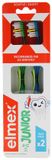 Elmex Junior Brosses à dents souples Duo Pack 6-12 Ans Bleu