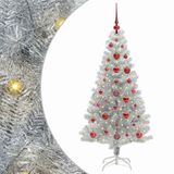 vidaXL Sapin de Noël Argent 120 cm PET
