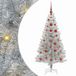 vidaXL Kerstboom Zilver 120 cm PET