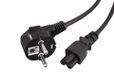 Aansluiting: Icecat Aansluiting: driepolige C5, 2,5 A/250 V, 1,8 m lengte, ideaal voor elektrische apparaten, gemaakt van duurzaam materiaal