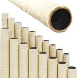 eyepower 40 cm Poot Vriend Ø 9,2 cm: M8 Sisal Stam voor Krabpaal - Grote en Kleine Katten - 100% Natuurlijke Sisal - Robuuste Sisalpaal voor Kattenboom - Krab Bomen Onderdelen - Vervangende Kolom