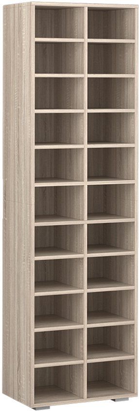 Vicco Paris Schoenenkast – 52.4 x 183.3 cm 22 vakken Sonoma