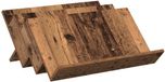 vidaXL Tijdschriftenrek Oudhout 65 x 53 x 28,5 cm Bewerkt hout
