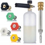Rosfix Accessoireset Vervanging Schuimpistool Set - 1L, 200 Bar, 5 Spuitmond - Geschikt voor Kränzle