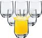 KADAX Drinkglazen, 6 stuks, 205 ml, Transparant, Glas