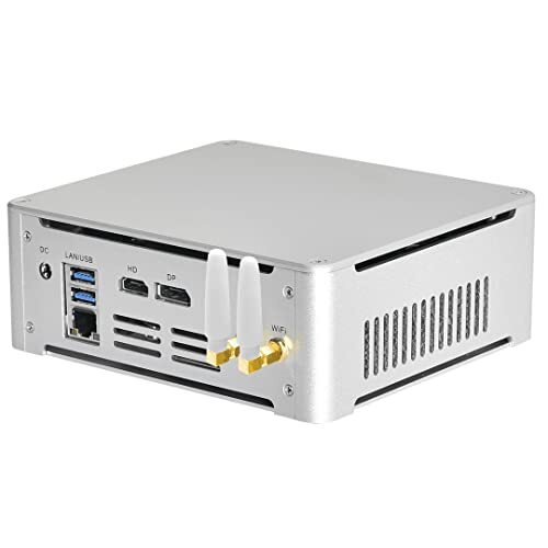 Mavsloly Mini-pc, desktopcomputer met i7-7820HK, 16 GB DDR4, 512 GB SSD, 4K, WiFi, Bluetooth, Dual Monitor Capable, Win10 Pro/Win11 (32G+1T SSD, i9-9880H)