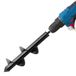 VEVOR Mèche Tarière pour Perceuse, 80 x 290 mm, Foret Tarière de Plantation, avec Tige Hexagonale, Accessoire de Perçage Robuste pour Plantation de Bulbes, Clôtures de Jardin, Creuser des Trous Sol