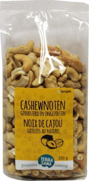 TerraSana Cashewnoten roasted zonder zout 250 G