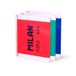 MILAN Set van 3 notitieboeken A4, spiraalbinding, hardcover, 80 witte pagina's, 95 g/m², collectie Nata 624 since 1918