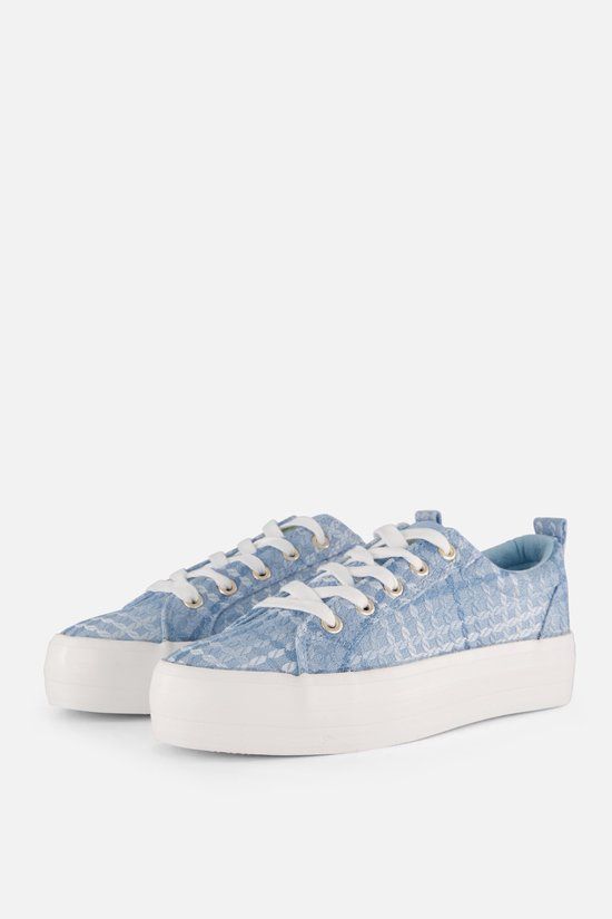 Supercracks Sneakers blauw Canvas - Maat 39