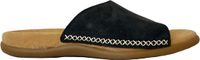 Gabor Blauwe Leren Slippers