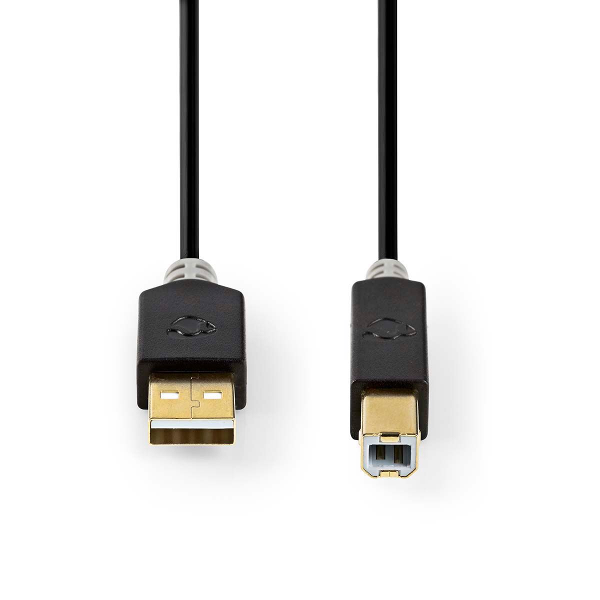 Nedis CCBW60100AT10 USB-kabel - 1 m - Antraciet