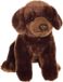 GIPSY TOYS Peluche Labrador Chien, Brun, Assis, 25 cm