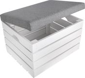 Creative Deco Creative Home Rieten Mand Doos met Handvatten | 30 x 20 x 16 cm| Handgemaakt | Ideaal voor Documenten, Kostbaarheden, Speelgoed, Gereedschap | Voor Kinderen